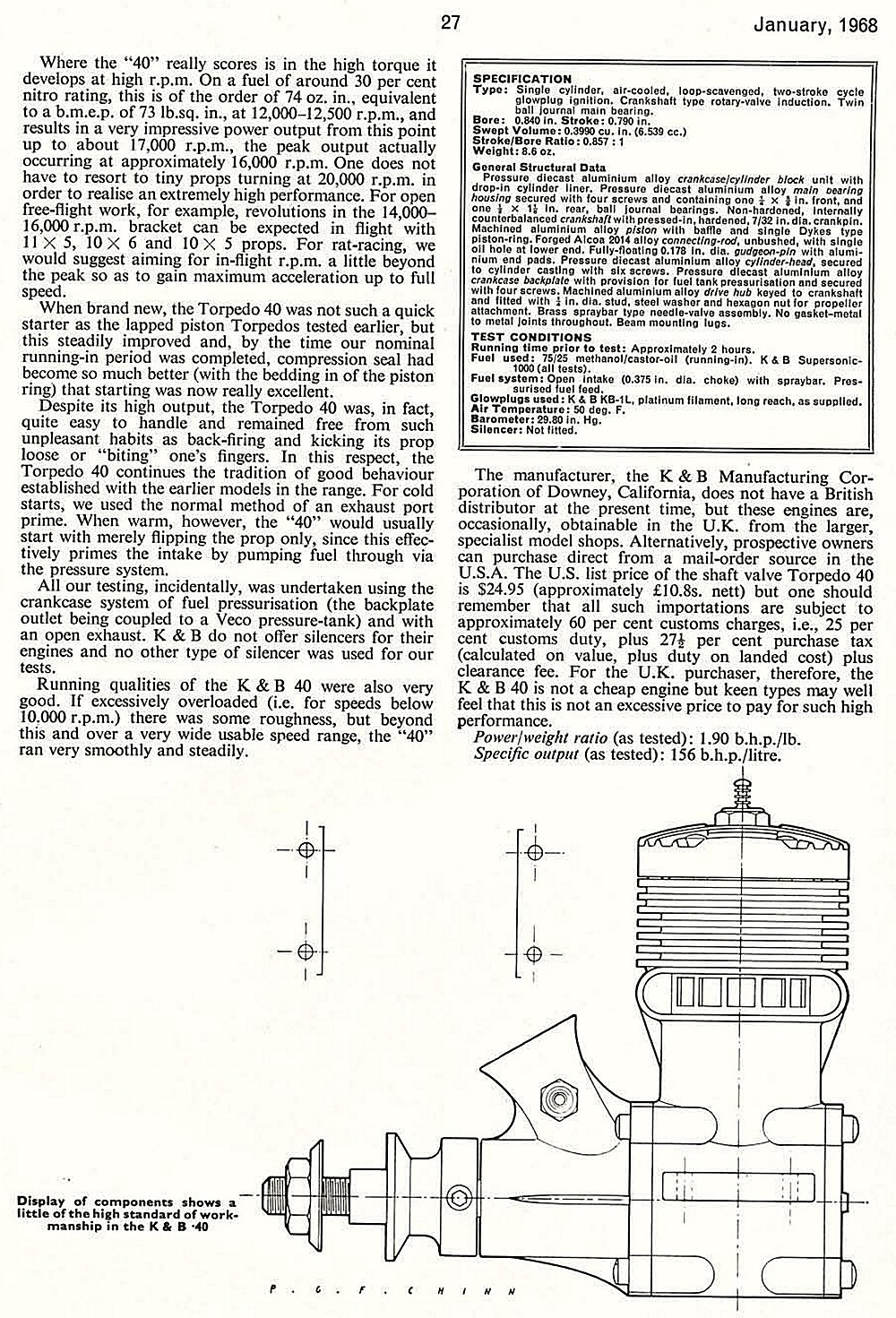 K&B Torpedo 40 FR Series 66